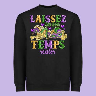 Laissez Les Bon Temps Rouler Heavyweight Sweatshirt Designed By Maliassmallbusiness