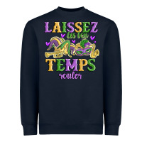 Navy laissez les bon temps rouler Heavyweight Sweatshirt - MaliasSmallBusiness