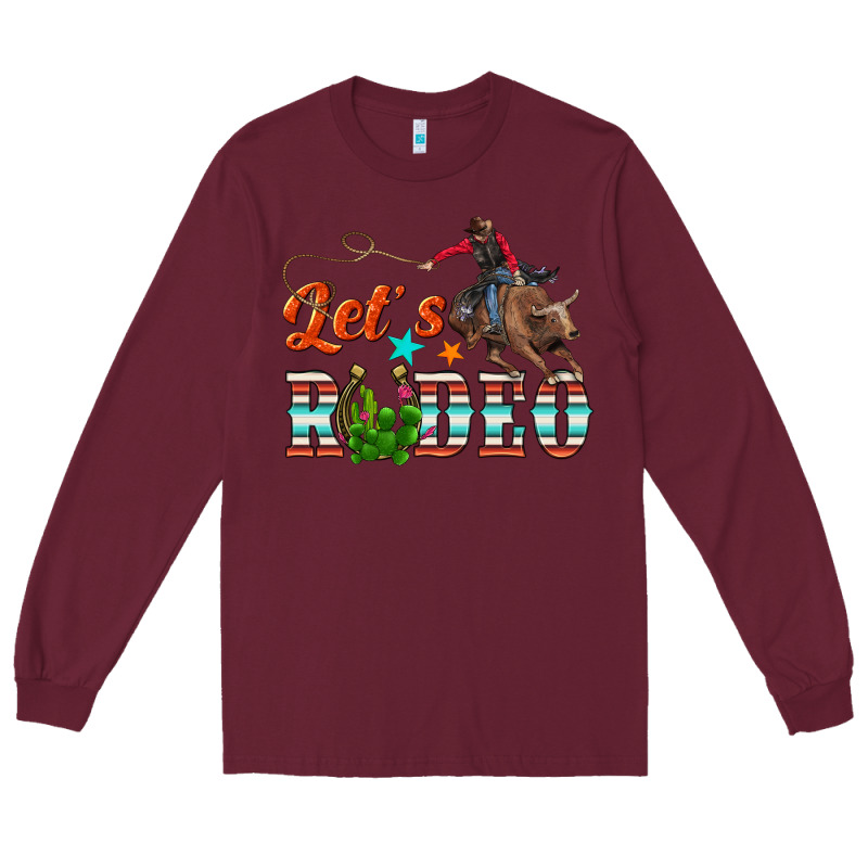 Lets Rodeo Long Sleeve Tee by NancyCooperArtShop | Teevron