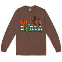 Chestnut lets rodeo Long Sleeve Tee - NancyCooperArtShop