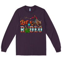 Plum lets rodeo Long Sleeve Tee - NancyCooperArtShop