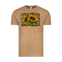 Vintage Camel Sunflower With Serape Background Vintage Tee - Jasminsmagicworld