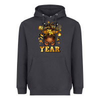 Smoke happy new year afro messy bun Heavyweight Hoodie - texasbilliewilder