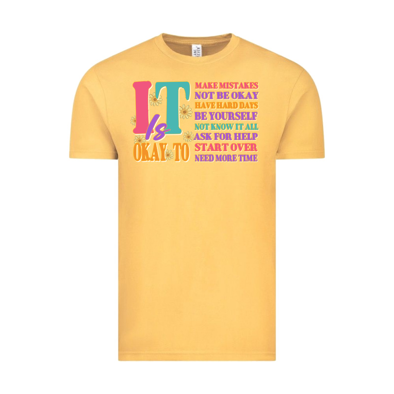 It Is Okay To Vintage Tee by JahusDesignShop | Teevron