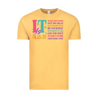 Vintage Mustard it is okay to Vintage Tee - JahusDesignShop