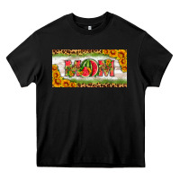 Black watermelon mom license plate Heavy Core Tee - HRA Design Shop