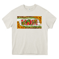 Cream watermelon mom license plate Heavy Core Tee - HRA Design Shop