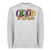 Heather Grey cajun to the core Heavyweight Sweatshirt - MaliasSmallBusiness