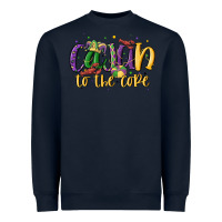 Navy cajun to the core Heavyweight Sweatshirt - MaliasSmallBusiness