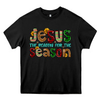 Black jesus the reason for the season Heavy Core Tee - FaDigitalArtStudio