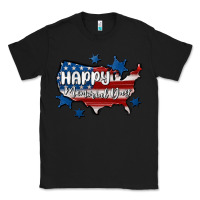Black happy memorial day usa Classic Tee - MaliasSmallBusiness