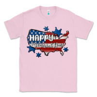 Bubblegum Pink happy memorial day usa Classic Tee - MaliasSmallBusiness