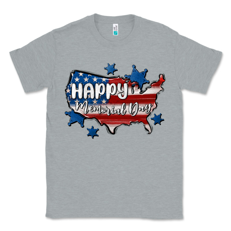Happy Memorial Day Usa Classic Tee by MaliasSmallBusiness | Teevron