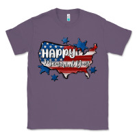 Lavender happy memorial day usa Classic Tee - MaliasSmallBusiness