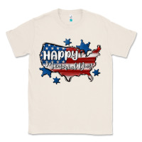 Natural happy memorial day usa Classic Tee - MaliasSmallBusiness