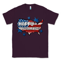 Plum happy memorial day usa Classic Tee - MaliasSmallBusiness