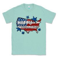 Seafoam happy memorial day usa Classic Tee - MaliasSmallBusiness