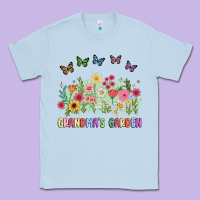 Grandma Garden Birth Month Flower Classic Tee Designed By Jahusdesignshop