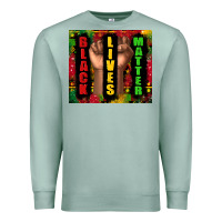 Seafoam black lives matter juneteenth Premium Sweatshirt - TumblerDesignByShophia