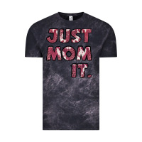Cloud Black Just Mom It Vintage Tee - Jasminsmagicworld