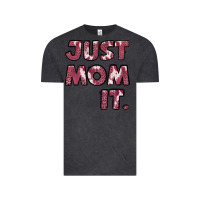 Vintage Black Just Mom It Vintage Tee - Jasminsmagicworld