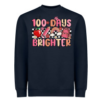 Navy 100 days brighter Heavyweight Sweatshirt - MaliasSmallBusiness