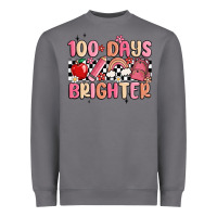 100 Days Brighter Heavyweight Sweatshirt | Teevron
