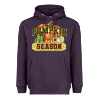 Plum Pumpkin season Heavyweight Hoodie - NancyCooperArtShop