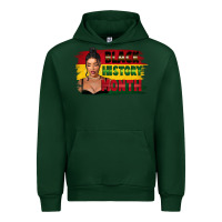 Forest Green black history month black girl Urban Hoodie - FaDigitalArtStudio