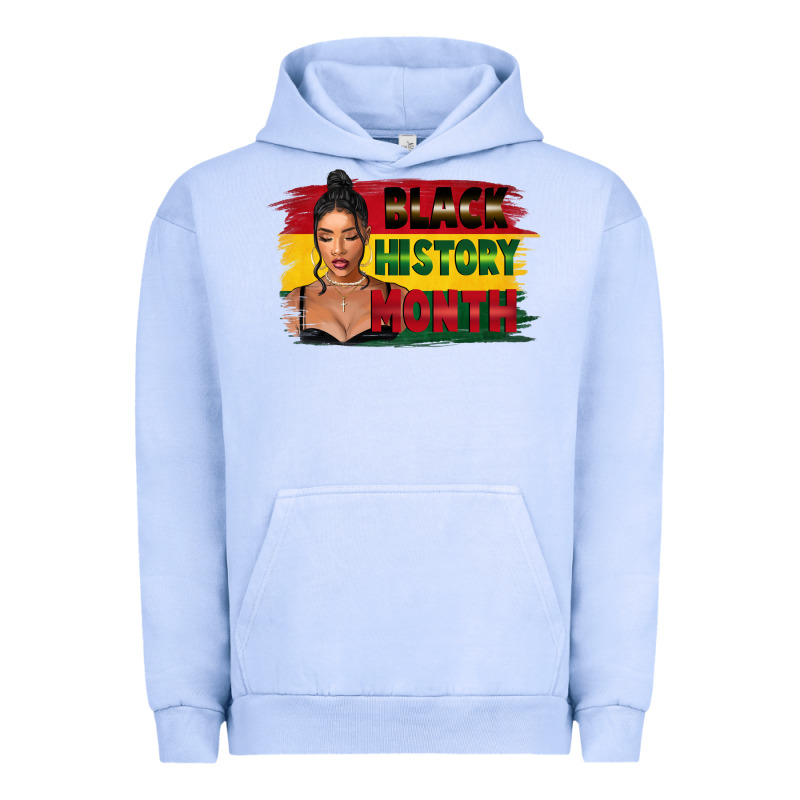 Black History Month Black Girl Urban Hoodie by FaDigitalArtStudio | Teevron