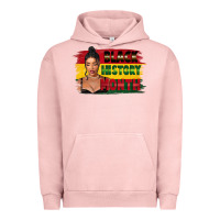 Pigment Salmon black history month black girl Urban Hoodie - FaDigitalArtStudio