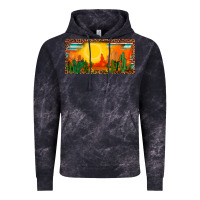 Cloud Black western  sunset cactus leopard serape   license plate template Vintage Hoodie - BarkalooDesign