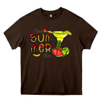 Chocolate Brown sweet summer time Heavy Core Tee - CowhideDigitalArt