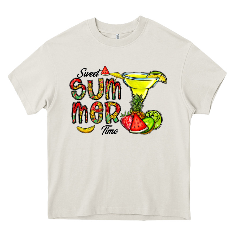Sweet Summer Time Heavy Core Tee by CowhideDigitalArt | Teevron