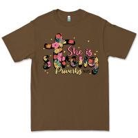 Cacao she is strong proverbs 31 25 Premium Tee - JahusDesignShop