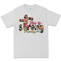 Dove Grey she is strong proverbs 31 25 Premium Tee - JahusDesignShop