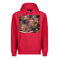 Cardinal American flag leopard pinktumbler Premium Hoodie - HowdyJamesFarm