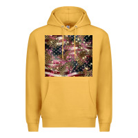Mustard American flag leopard pinktumbler Premium Hoodie - HowdyJamesFarm