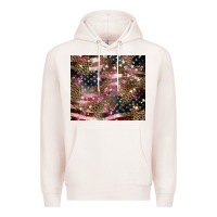 Pale Pink American flag leopard pinktumbler Premium Hoodie - HowdyJamesFarm