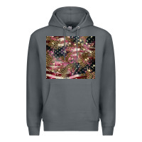 Rock American flag leopard pinktumbler Premium Hoodie - HowdyJamesFarm