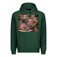 Sports Green American flag leopard pinktumbler Premium Hoodie - HowdyJamesFarm