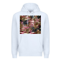 White American flag leopard pinktumbler Premium Hoodie - HowdyJamesFarm