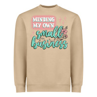Mushroom minding my own small business Heavyweight Sweatshirt - MaliasSmallBusiness