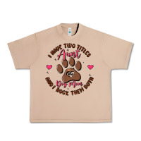 Burro i have two titles aunt and dog mom Urban Heavy Tee - MaliasSmallBusiness