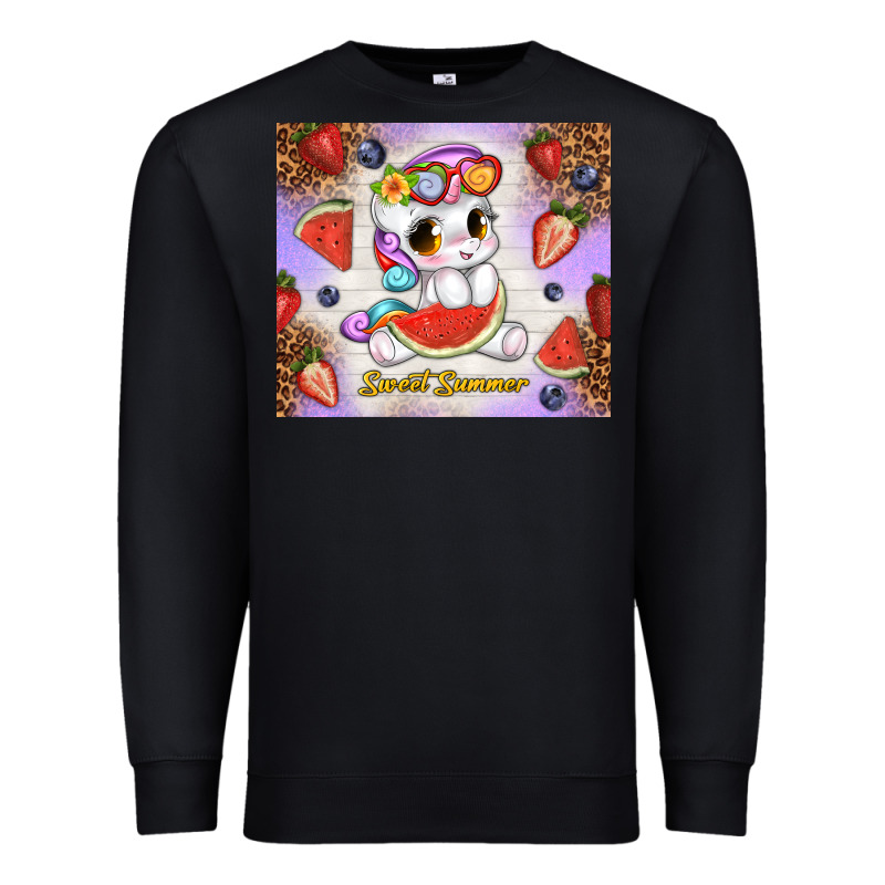Sweet Summer Cute Unicorn Premium Sweatshirt by TumblerDesignByShophia | Teevron