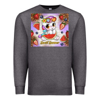 Charcoal Heather sweet summer cute unicorn Premium Sweatshirt - TumblerDesignByShophia