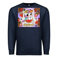 Navy sweet summer cute unicorn Premium Sweatshirt - TumblerDesignByShophia