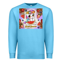 Ocean Blue sweet summer cute unicorn Premium Sweatshirt - TumblerDesignByShophia