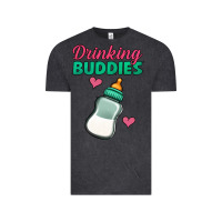 Vintage Black Drinking Buddies Vintage Tee - Jasminsmagicworld