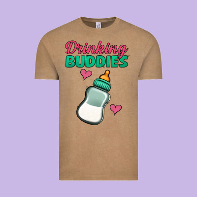 Drinking Buddies Vintage Tee Designed By Jasminsmagicworld